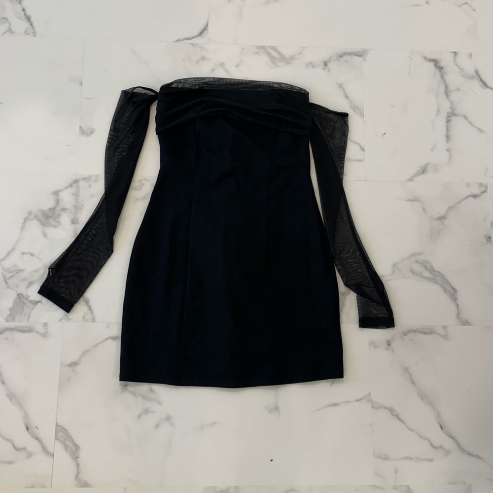 Urban Outfitters Black Longsleeve Dress